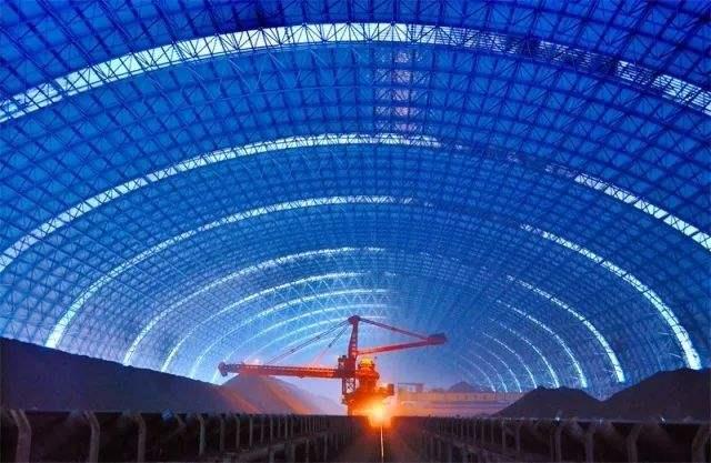 巩义亿优钢构工程师为您解析原料场封闭技术的特点和类型